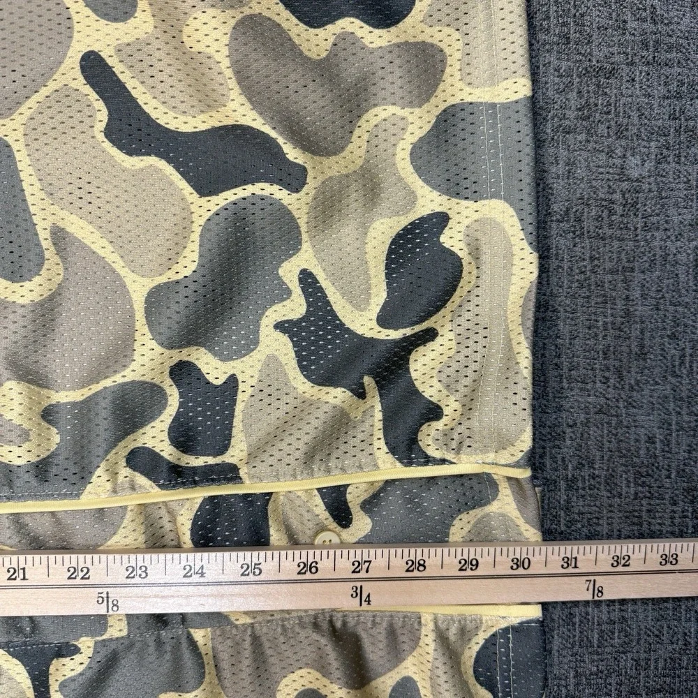Retrofit LA Dodgers Camo Baseball Jersey Mens‎ XXL Los Angeles Button Streetwear